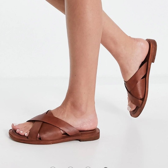 NWT Free People Del Mar Slide Sandals White Size 36 **SOLD OUT STYLE** - Picture 3 of 10